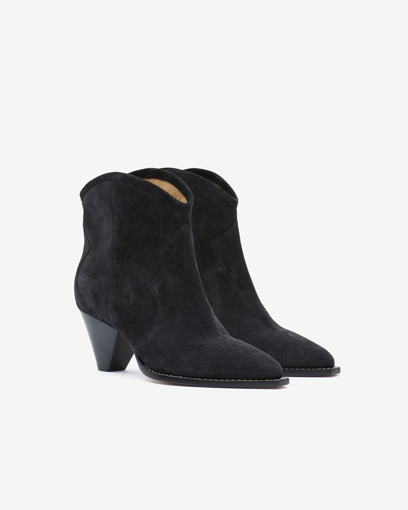 BOTTINES EN CUIR VELOURS DARIZO