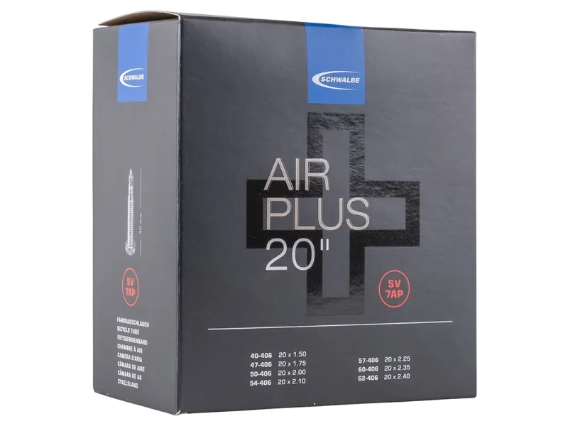 SCHWALBE Air Plus SV 7AP 20 x 1,6-2,4'' (40-62x406) Presta 40 mm