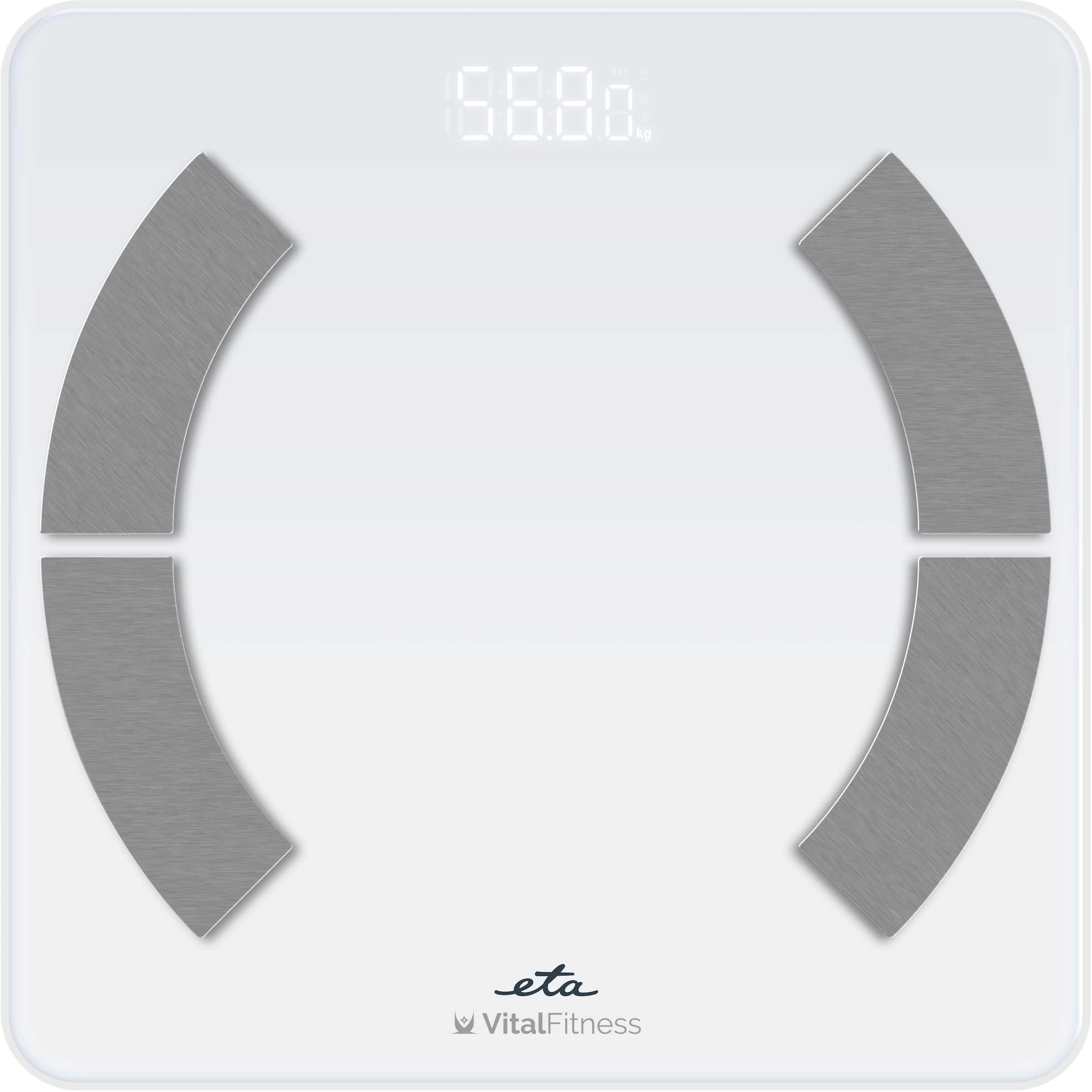 eta Körper-Analyse-Waage »ETA Vital Fitness« Smart-Körperwaage mit App und 18 Analysewerten, 180 kg Tragkraft
