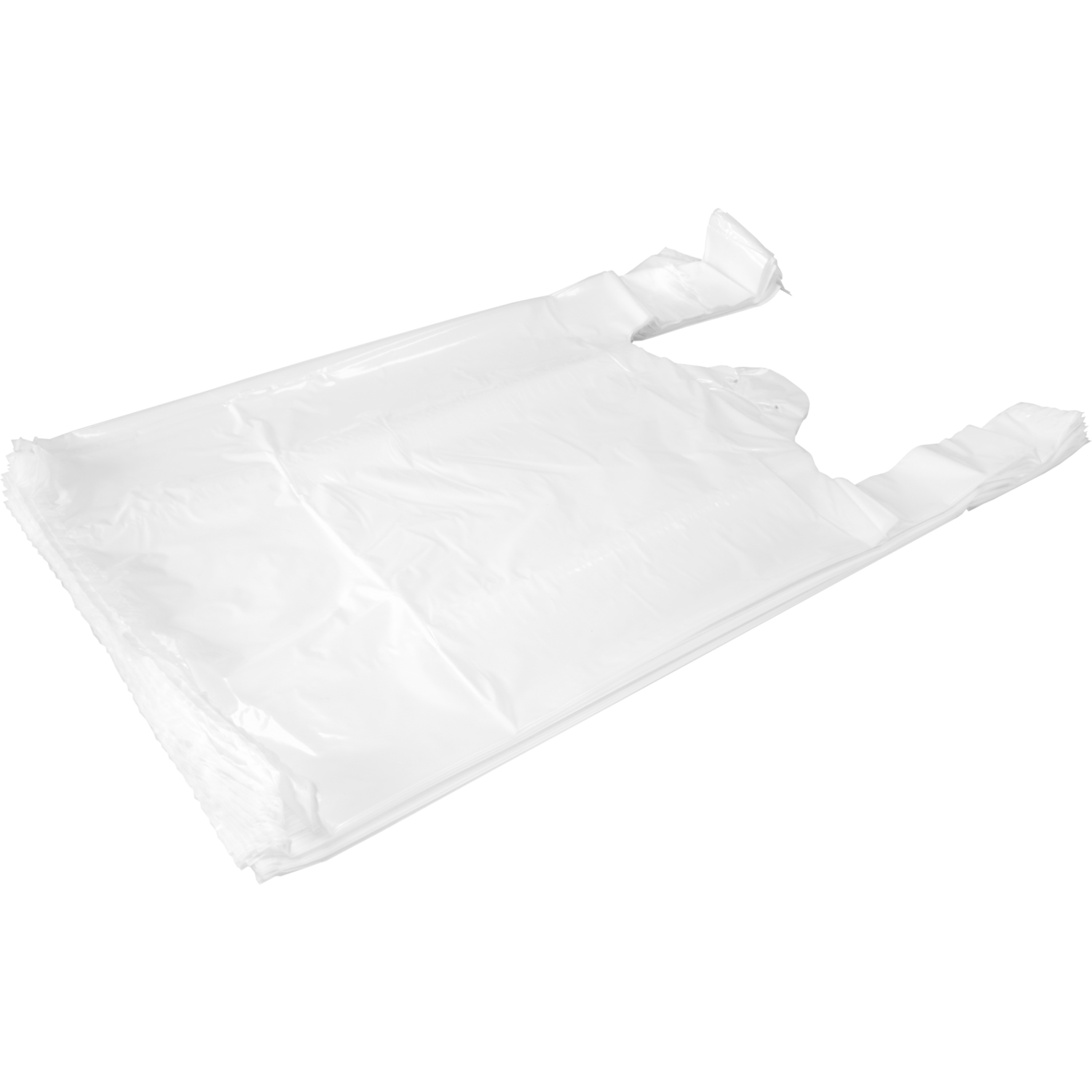 Tas, LLDPE, geblokt, 27x 6x48cm, hemddraagtas, wit