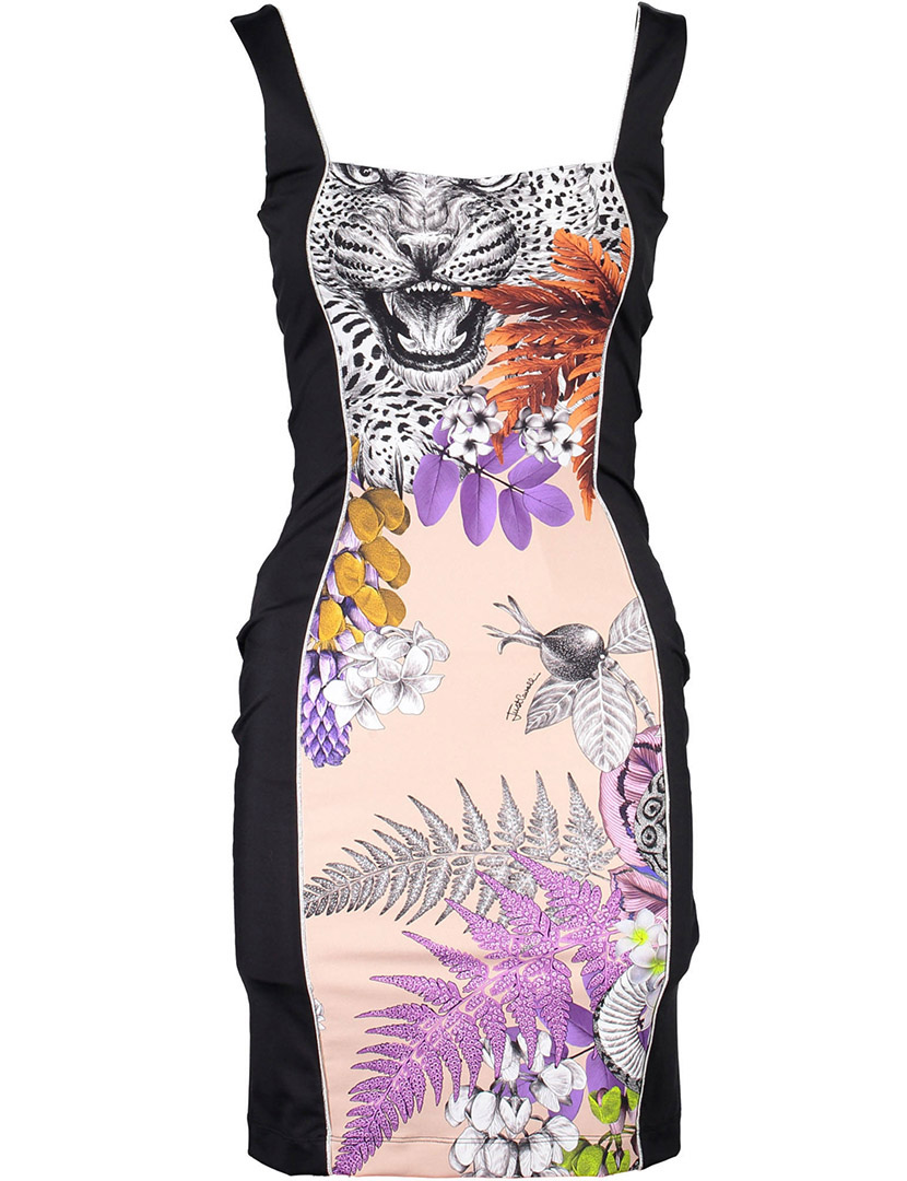 Multi-Colored Fitted Short Dress