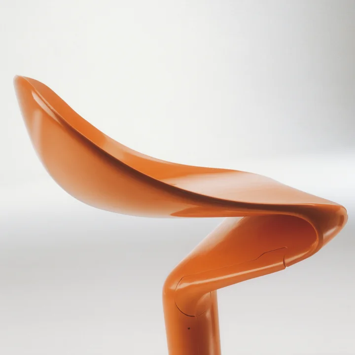 Kartell - Spoon Barhocker, schwarz