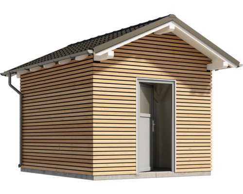 Houten constructie, zadeldak, 550x550 cm