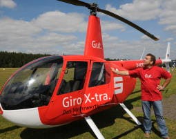 Hubschrauber-Rundflug in Schweinfurt als Geschenk