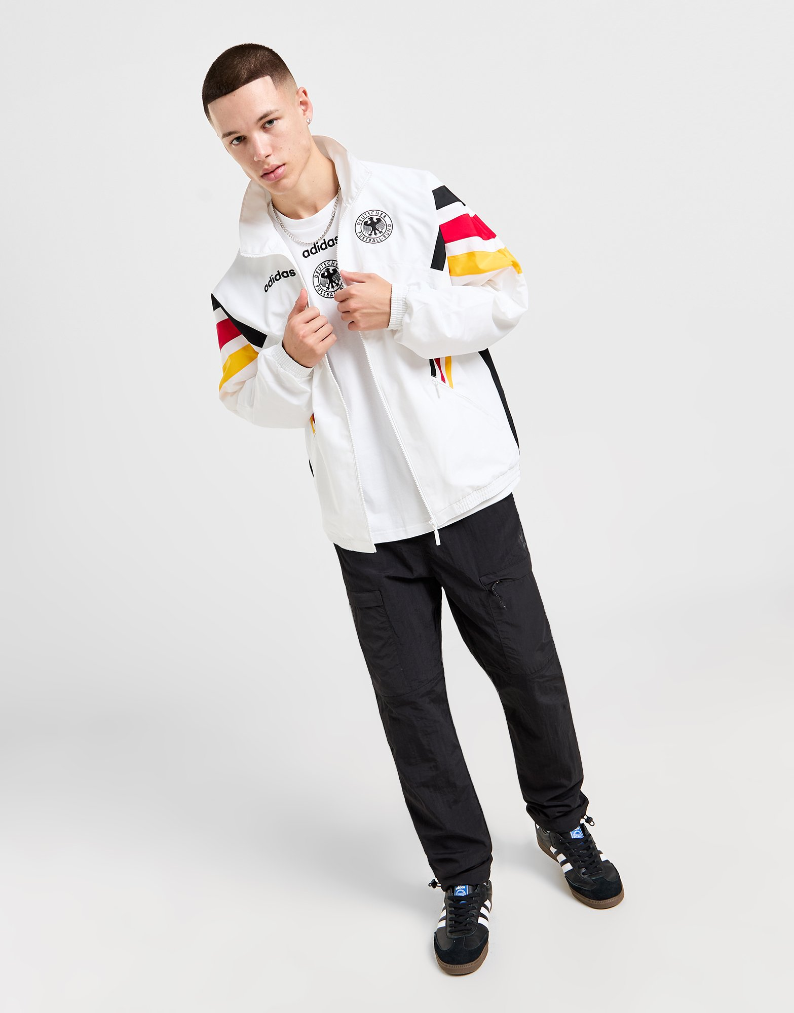 adidas Veste de survêtement tissée Allemagne 1996