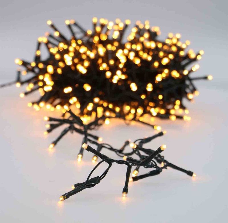 Nampook Kerstverlichting Micro Cluster - 800 LED Lampjes - Extra Warm Wit - 16 Meter