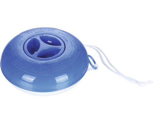 Doseervlotter voor 200g tabletten, 17 cm, blauw