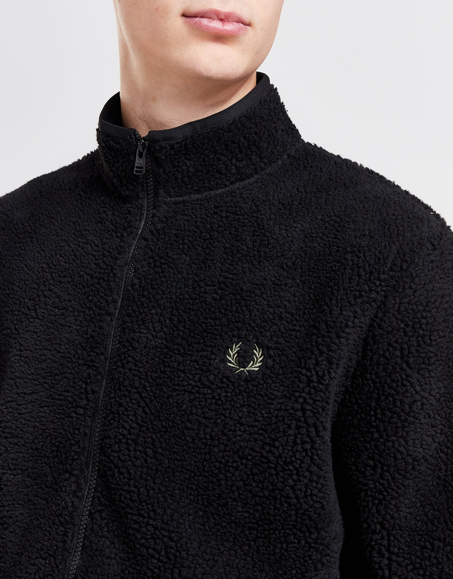 Fred Perry Veste Zippée Borg Fleece Homme