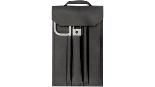 BRÄNDI 2.0 mobiler Grill aus Edelstahl inkl. Tasche  silber