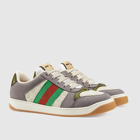 GUCCI Men's Screener sneaker with Web