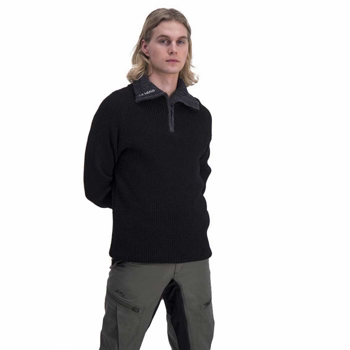 Rav Sweater W/Zip uldtrøje