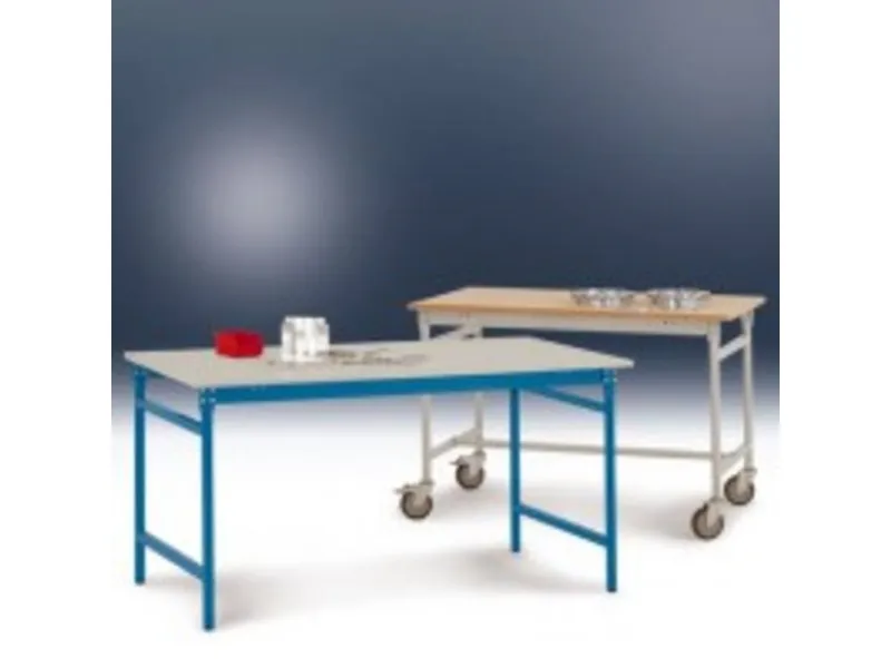 Manuflex BB3035.7035 Arbejdsbord Gråhvid (RAL 7035)