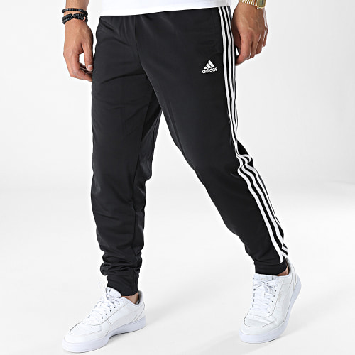 Pantalon Jogging A Bandes H46105 Noir