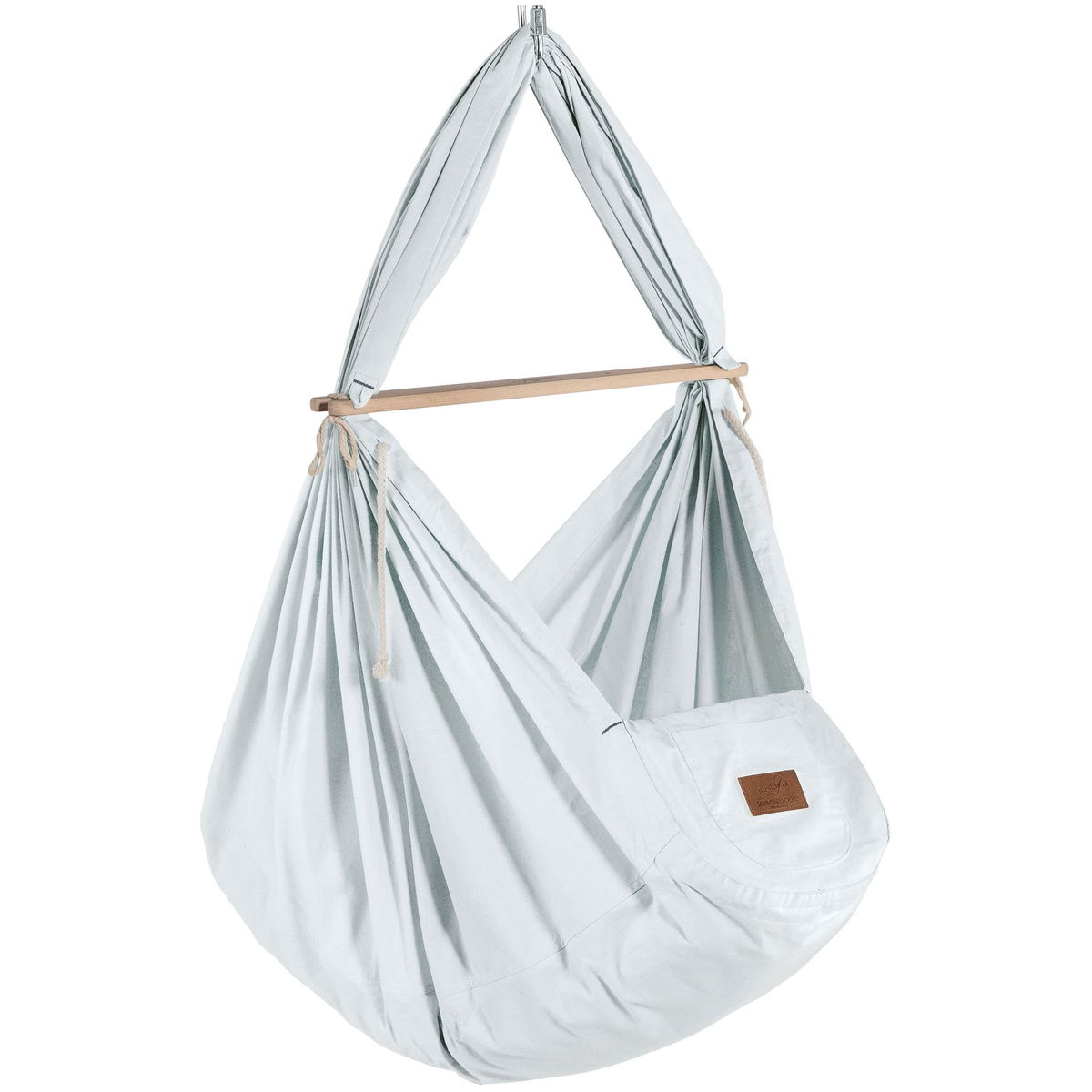 SCHMUSEWOLKESCHMUSEWOLKE   Tipi anthrazit mit anthrazit Motor und Bio Federwiege air grey Kunstfaser