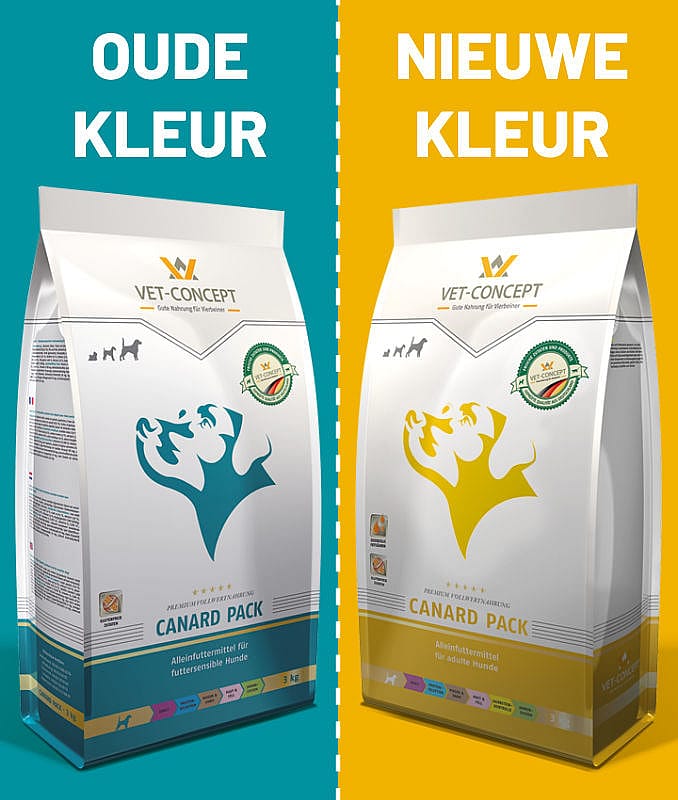 Vet-concept Canard Pack Hond 3 kg