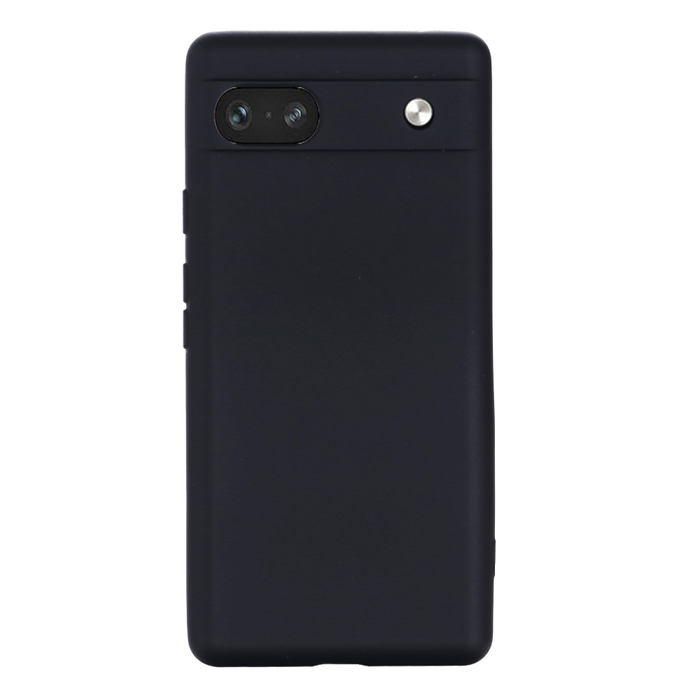 Google Pixel 7a Silikon Case Hülle - Schwarz