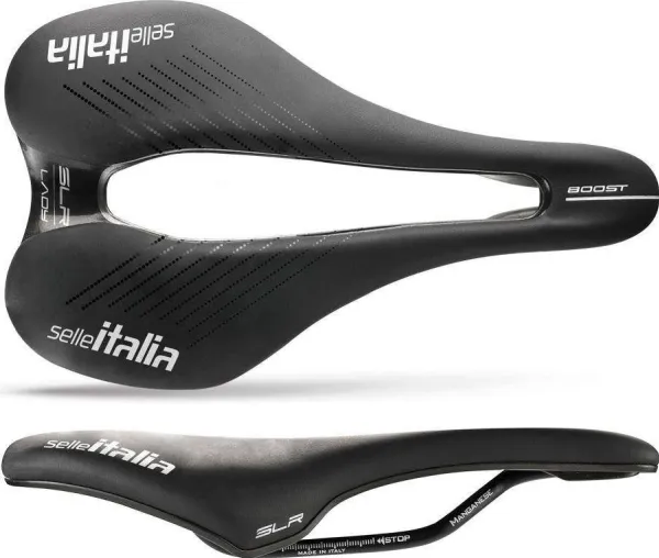 Selle Italia Siodło SELLE ITALIA SLR BOOST LADY SUPERFLOW L TM (id match - L3) manganese tube 7, fibra-tek, sort