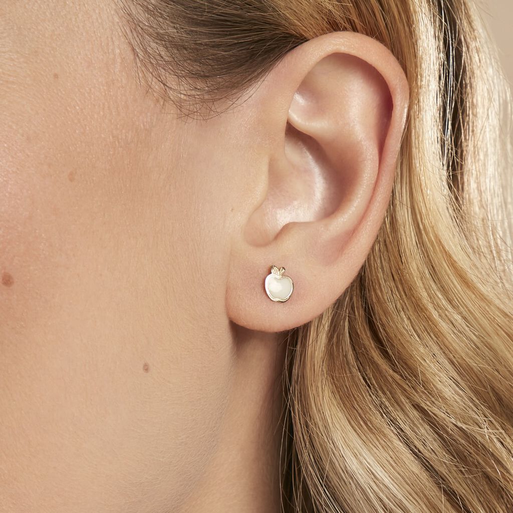 Boucles D'oreilles Puces Pompeo Or Jaune