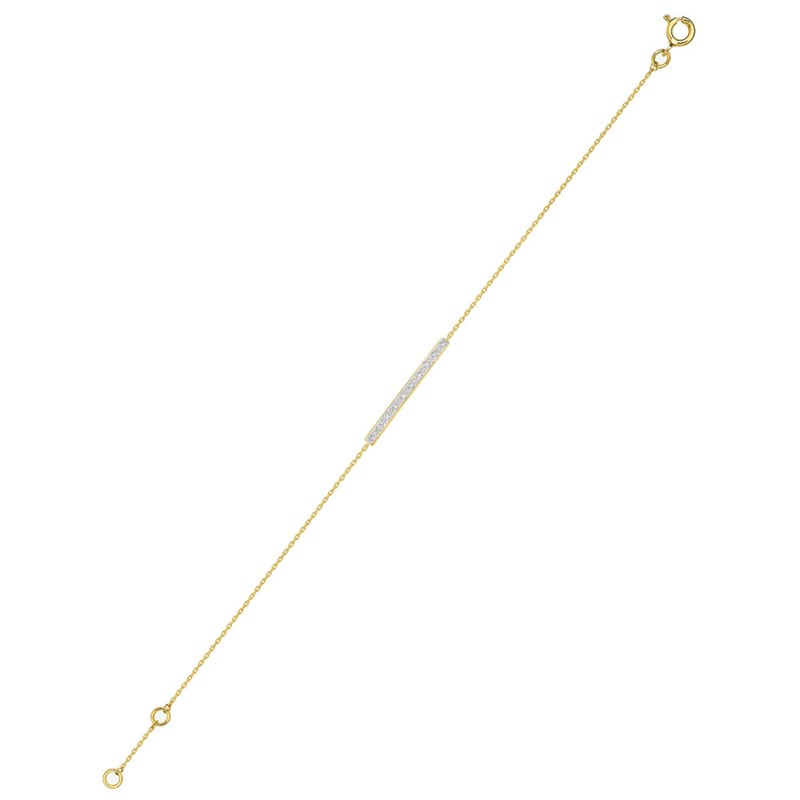 Bracelet Femme - Or 18 Carats - Longueur : 18 cm