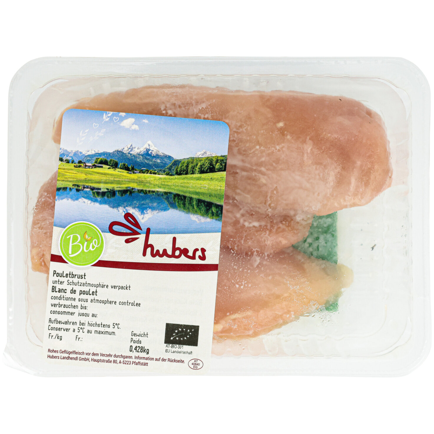 Hubers Bio Poulet Brust ca. 340g