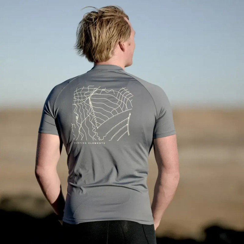 Lycra ion rashguard ss slate blue