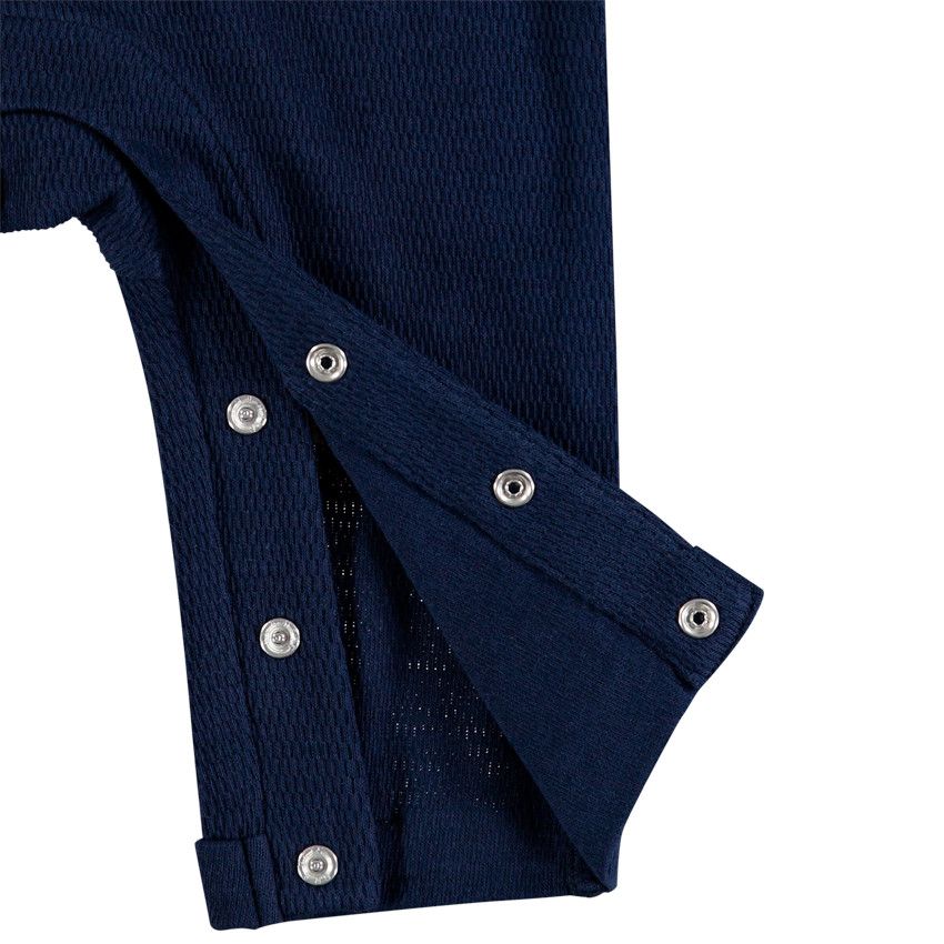 Ensemble t-shirt imprimé Mickey et salopette Disney - Bleu marine