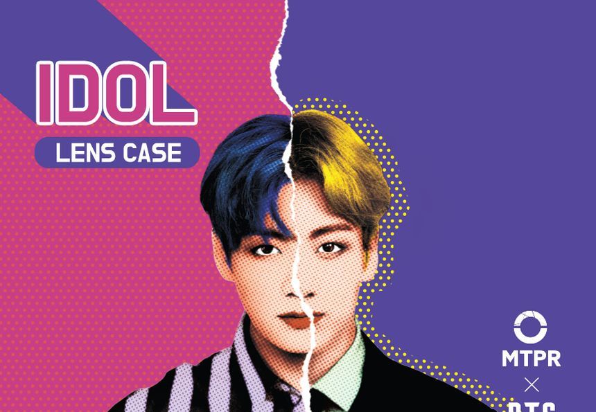 MTPR - BTS Jung Kook Gezicht Illustratie Contactlensdoosje