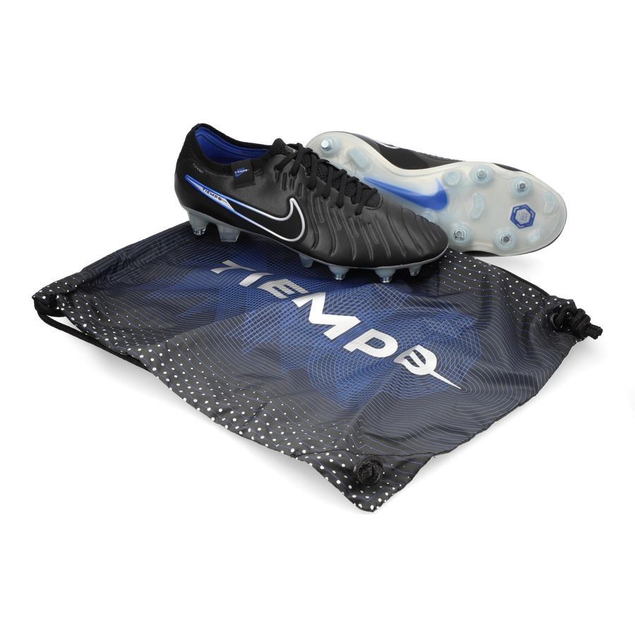 Nike Tiempo Legend 10 Elite SG-PRO Anti-Clog Shadow - Noir/Chrome/Bleu