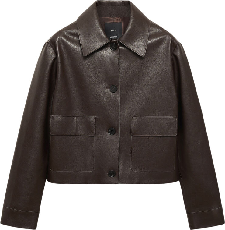 MANGO JACKET. -- SABINA Brown
