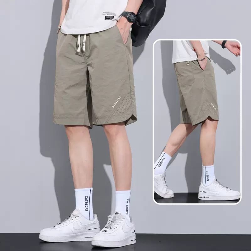 Blueforce - Tweekleurige shorts met trekkoordtaille
