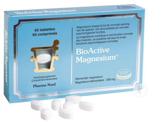 Pharma Nord BioActive Magnésium Énergie + Fonction Musculaire 60 Comprimés