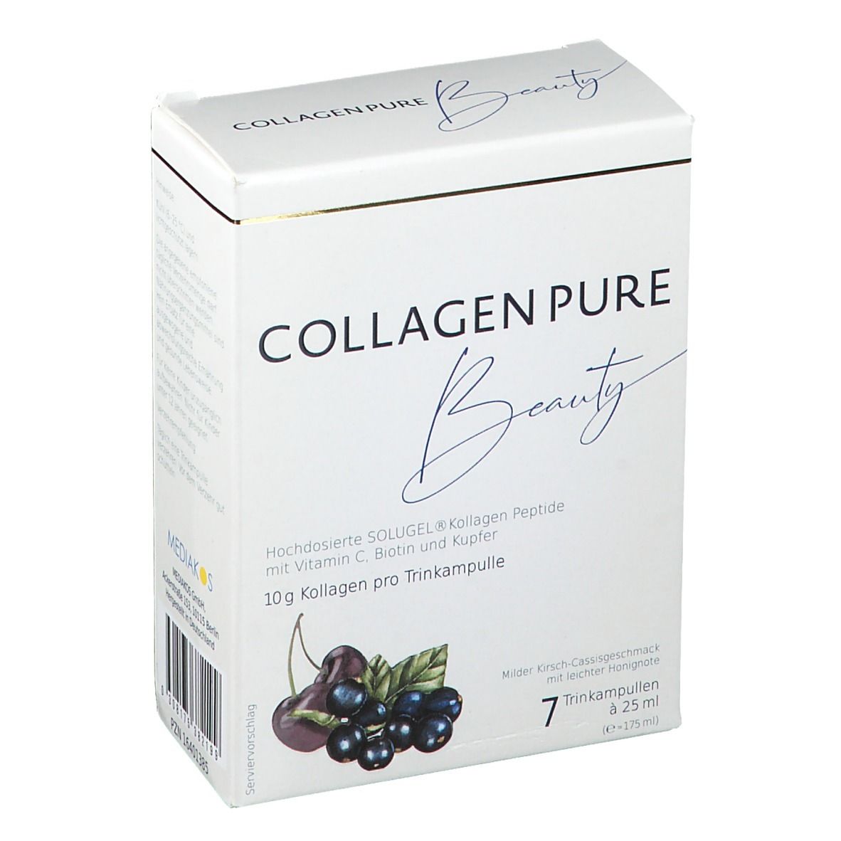 COLLAGEN PURE Beauty 10 g Gold Trinkampullen hochdosiert
