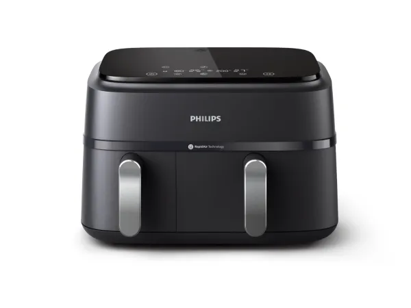 Philips Series 3000 NA351 - Varmluftsrister - 9 liter - 2.75 kW - sort/ sølv