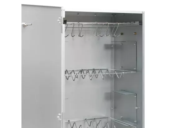 Fumoir pour four à barbecue avec copeaux de bois 44,5x29x110 cm