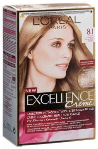 L'Oreal EXCELLENCE Color Creme Triple Protect 8.1 helles aschblond