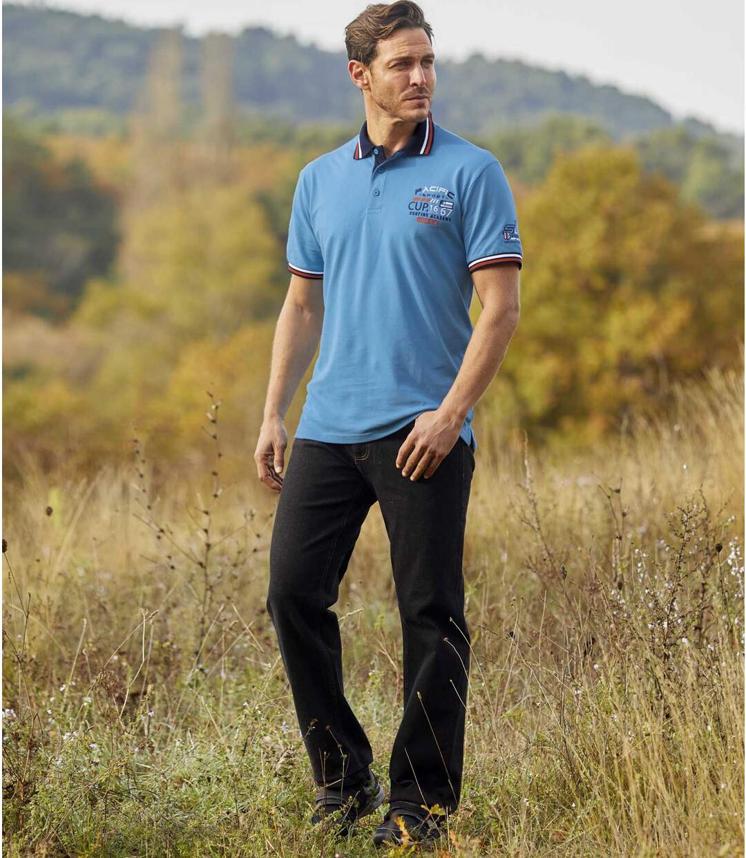 Jean Regular Stretch Confort Noir