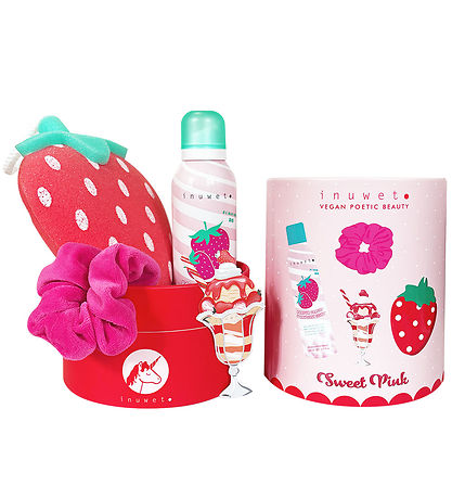 Inuwet Geschenkset - Strawberry - Sweet Pink