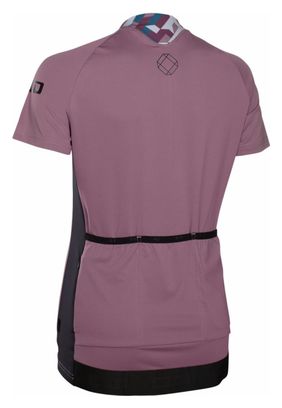 T-Shirt Manches Courtes Femme Demi-Zip ION Traze Rose