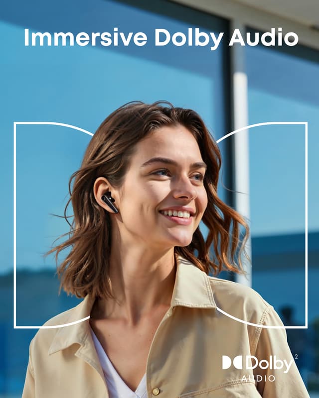 Soundcore Liberty 5 true wireless in-ear-hovedtelefoner (sort)