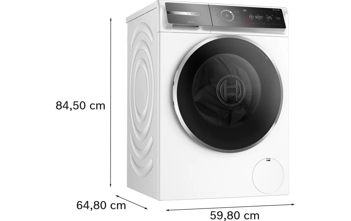 BOSCH Waschmaschine »WGB25605CH Links« 1600 U/min