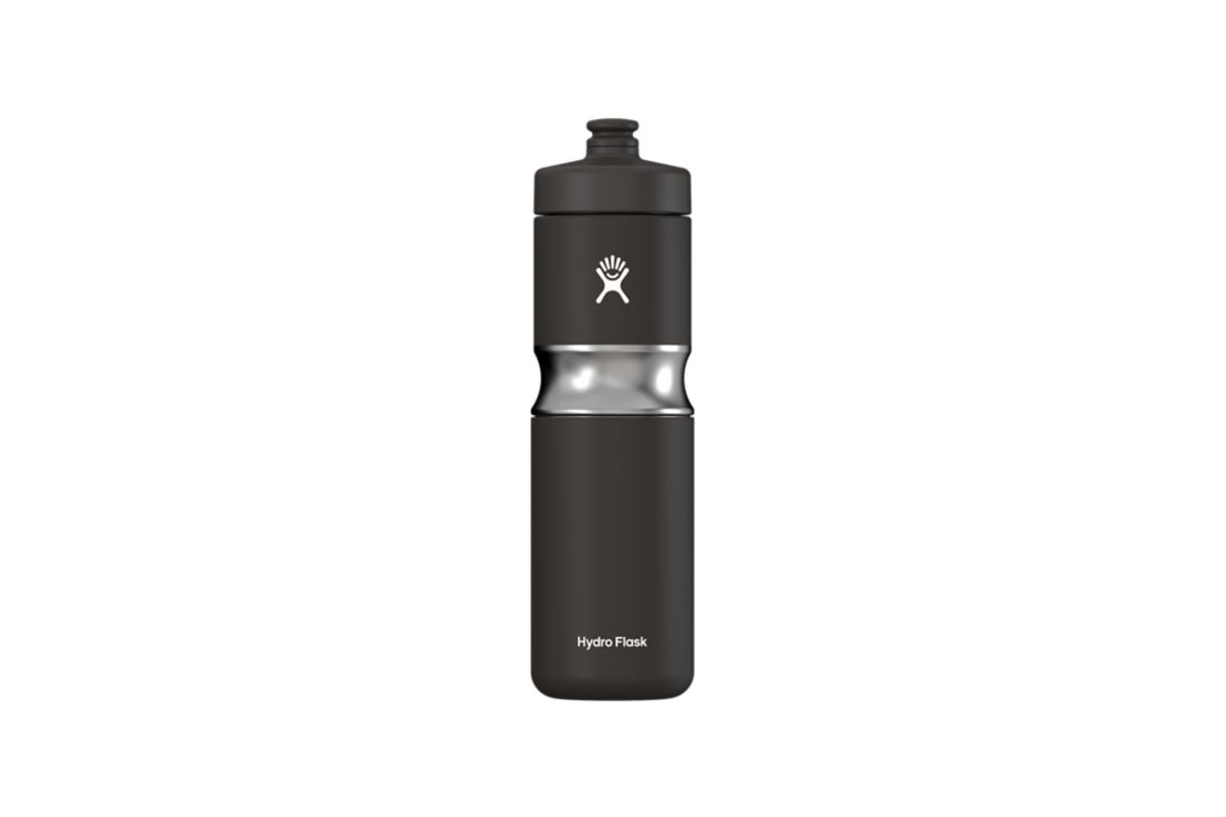 Hydro Flask20 Oz Wide Mouth Insulated Sport Bottle - schwarz
