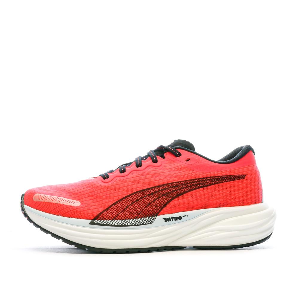 Puma Chaussures de Running Rose Fuchsia Femme Puma Deviate Nitro 2