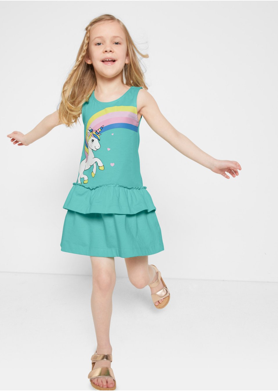Robe fille en jersey