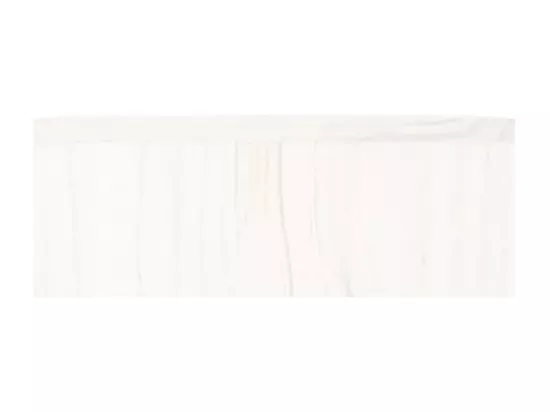 Support de moniteur Blanc 50x27x10 cm Bois de pin solide