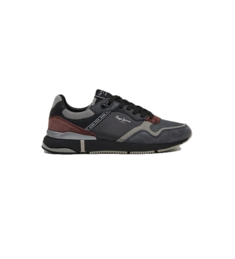 Tênis Pepe Jeans London Pro Urban 22 em couro cinza
