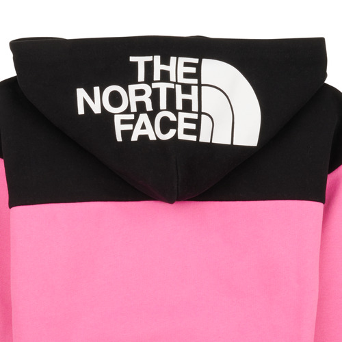 The North Face - GIRLS DREW PEAK CROP P/O HOODIE - Rose / Noir