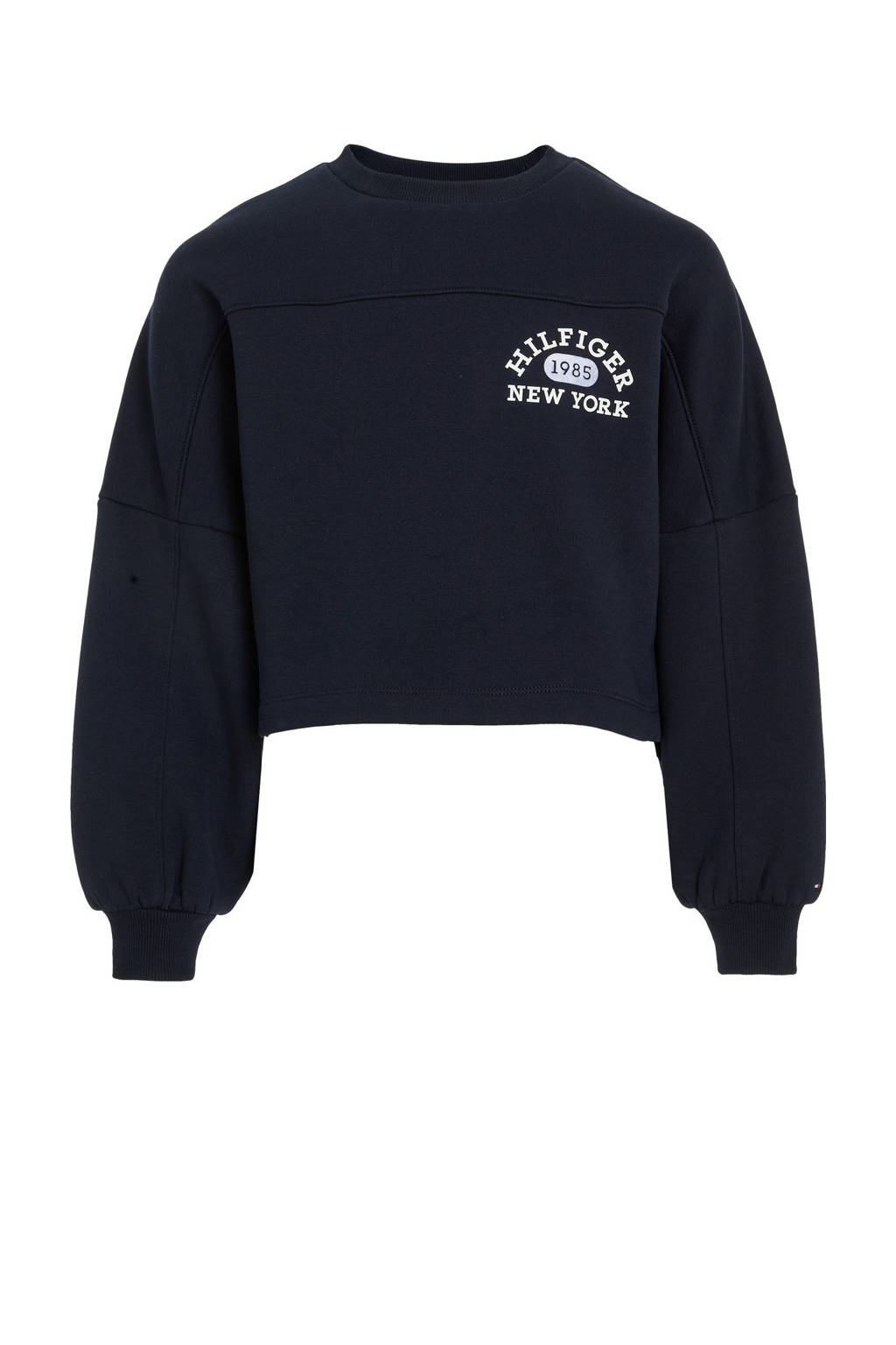 Tommy Hilfiger sweater VARSITY met logo donkerblauw