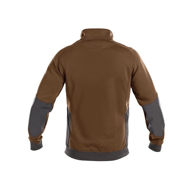 DASSY ® VELOX sweatshirt, LERBRUN/ANTRASITE GRÅ