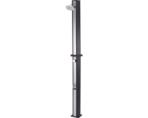 Solar douche, tuindouche, 35 l, PVC, H 223 cm met koud- en warmwaterkraan