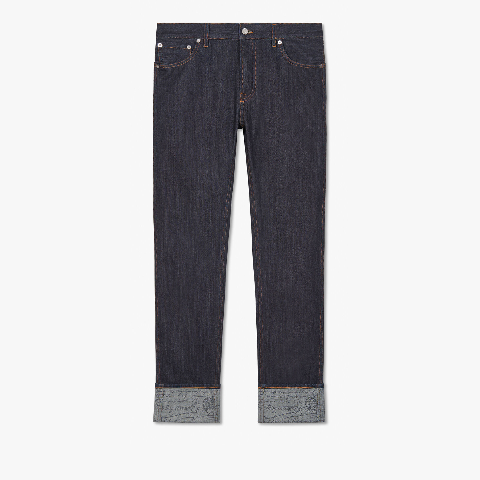 Pantalon En Denim Indigo